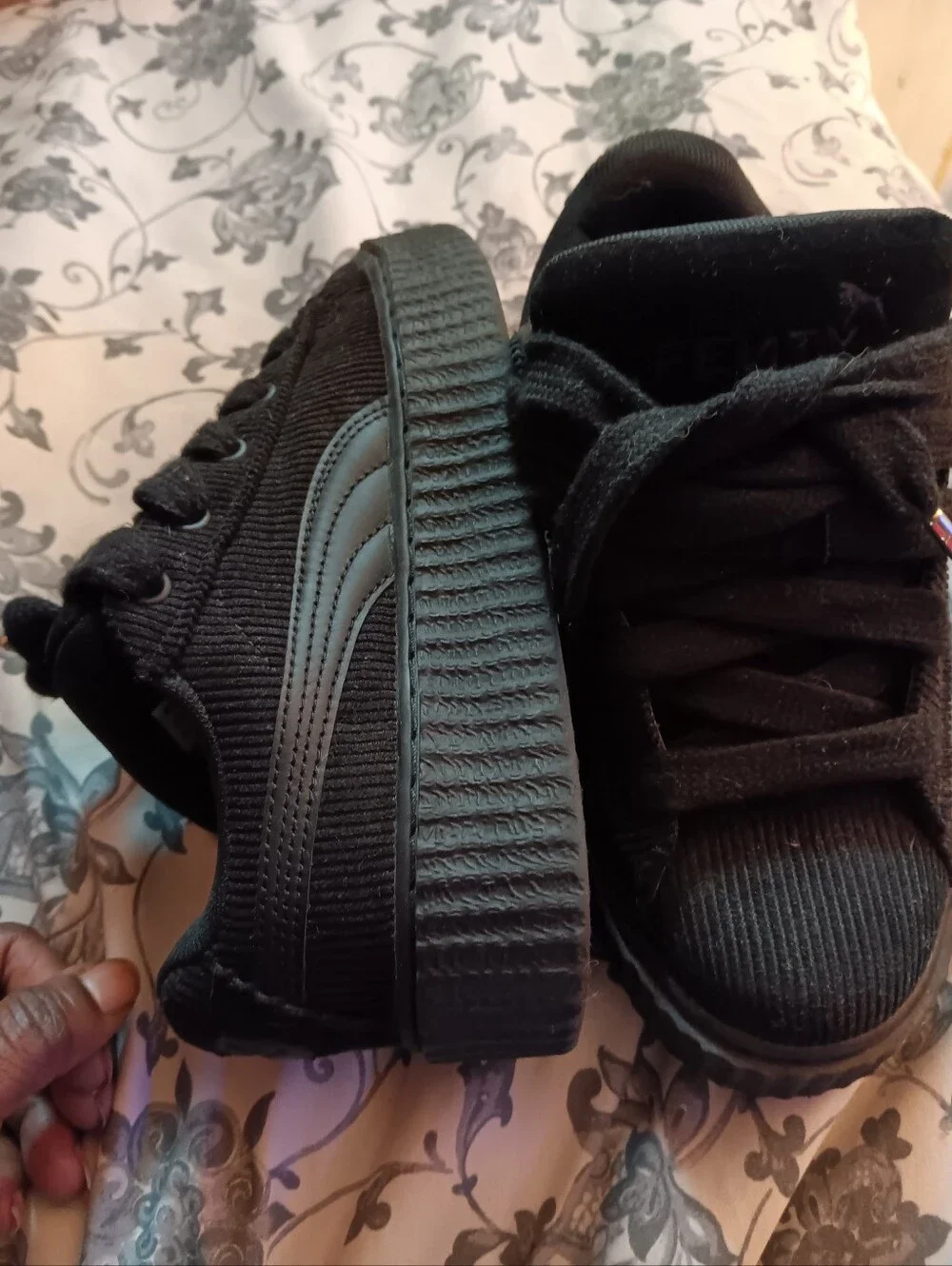Puma FENTY Kids Black Platform Sneakers - (Brand Not Visible)